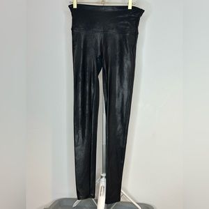 SPANX faux leather black leggings
